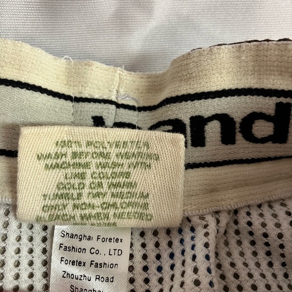 Brown Peace Sign Swim Shorts - Picture 3 of 4